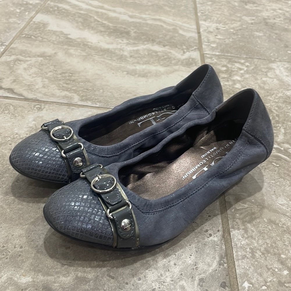 AGL Attilio Giusti‎ Leombruni Circle Wedge Pump Sz 35 1/2 EU Sz 5